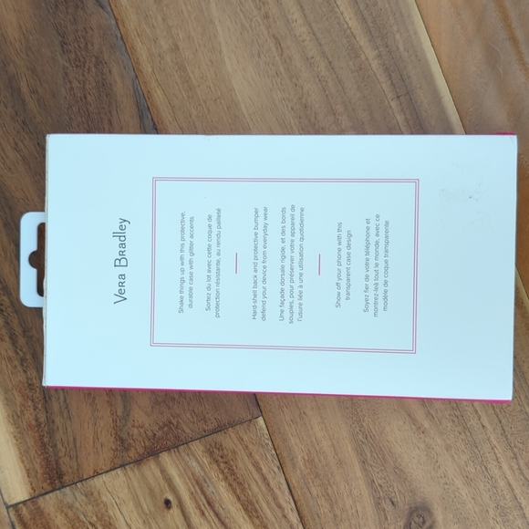 NIB iPhone XS Vera Bradley Polar Bear Glitter Snow Winter Sledding Phone Case - Picture 3 of 6